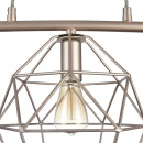 Lampa potrójna wisząca - klatki geometryczne na żarówki Soprano Maytoni T432-PL-03-G