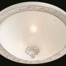 Lampa przysufitowa, klasyczna, biało-złota Aritos Maytoni Classic C906-CL-03-W
