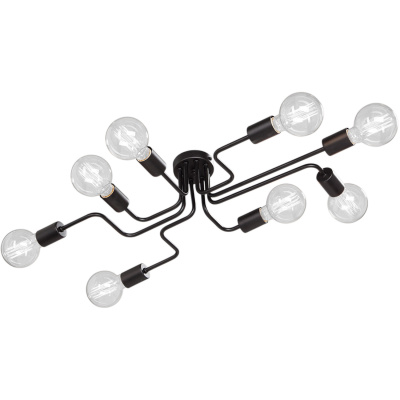 Lampa przysufitowa na duże żarówki w formie kuli Vitaluce VE4196-1/8PL