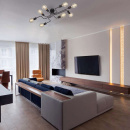 Lampa przysufitowa na duże żarówki w formie kuli Vitaluce VE4196-1/8PL