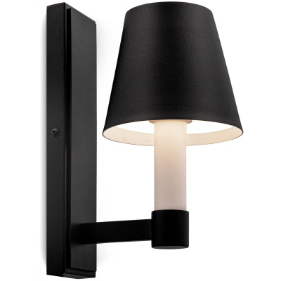 Lampa ścienna - czarny, metalowy klosz Tet-a-tet Maytoni Modern MOD104WL-01B