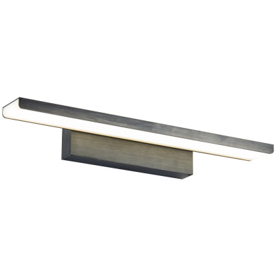 Lampa ścienna LED z akrylowym dyfuzorem 41 cm Gleam Maytoni czarna MIR005WL-L16B