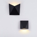 Lampa ścienna na zewnątrz budynku LED czarna Beekman Maytoni Outdoor O577WL-L5B