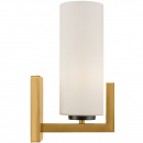 Lampa ścienna szklany, cylindryczny klosz Fortano Maytoni Modern MOD089WL-01BS