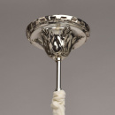 Lampa srebrna wisząca do salonu z kryształami MW-LIGHT Classic 482015606