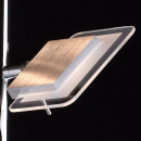 Lampa stojąca, chromowana, cztery reflektory LED MW-Light Techno 160 cm - wycofa 675040404