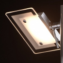 Lampa stojąca, chromowana, cztery reflektory LED MW-Light Techno 160 cm - wycofa 675040404