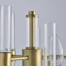 Lampa stołowa 3-żarówki i szklane rury Alghero MW-LIGHT Classic 285031103