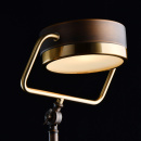 Lampa stołowa brązowo-mosiężna Hamburg RegenBogen Loft 605031501