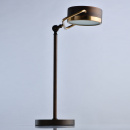 Lampa stołowa brązowo-mosiężna Hamburg RegenBogen Loft 605031501