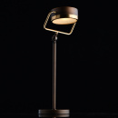 Lampa stołowa brązowo-mosiężna Hamburg RegenBogen Loft 605031501