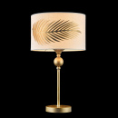 Lampa stołowa Farn ozdobiona złotym liściem paproci Maytoni Classic H428-TL-01-WG