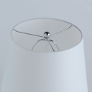 Lampa stołowa kryształowa podstawa i biały abażur MW-LIGHT Elegance 355034101