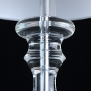 Lampa stołowa kryształowa podstawa i biały abażur MW-LIGHT Elegance 355034101