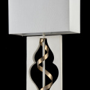 Lampa stołowa kwadratowa Intreccio Maytoni Classic ARM010-11-W