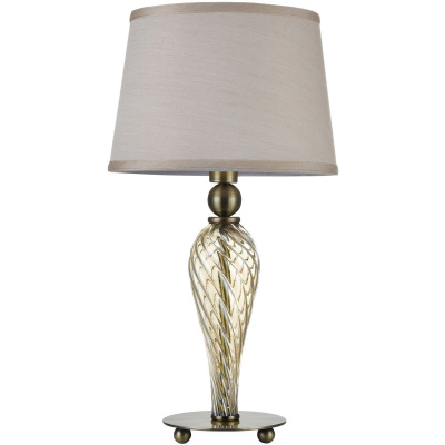 Lampa stołowa Murano szklana nóżka Maytoni Classic ARM855-TL-01-R