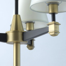 Lampa stołowa na cztery żarówki, jasnobeżowe abażury MW-LIGHT Classic 700033604