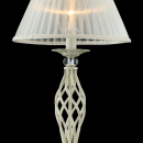 Lampa stołowa z przeźroczystym abażurem i kryształem Grace Maytoni Classic ARM247-00-G