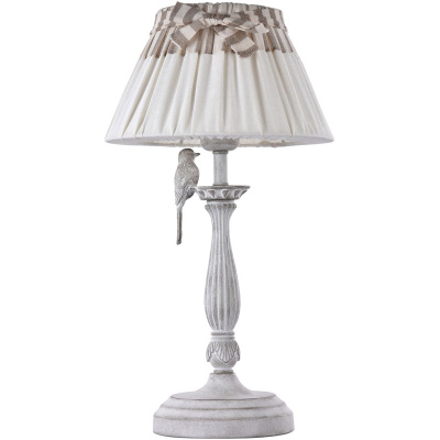 Lampa stołowa z ptakiem Bird Maytoni Classic ARM013-11-W