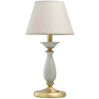 Lampa stołowa z szarym kloszem MW-LIGHT Classic 713030801