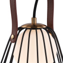 Lampa stołowa żarówka w klatce, skórzany uchwyt Indiana Maytoni Modern MOD544TL-01B