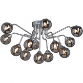 Lampa sufitowa 13 szklanych kul, chromowane ramiona Vitaluce VE4857-9/13PL