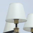 Lampa sufitowa 8-ramienna czarna z antycznym mosiądzem MW-LIGHT Classic 700013408