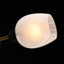 Lampa sufitowa białe klosze, czarno-miedziana podstawa Olympia MW-LIGHT 638018406