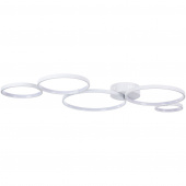 Lampa sufitowa białe koła LED Olympia Maytoni Modern MOD448-CL-5-45-W