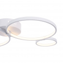 Lampa sufitowa białe koła LED Olympia Maytoni Modern MOD448-CL-5-45-W