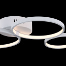 Lampa sufitowa białe okręgi LED Olympia Maytoni Modern MOD448-CL-4-30-W