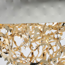 Lampa sufitowa bialo-zlota Carmen RegenBogen Megapolis 394011316