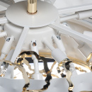 Lampa sufitowa bialo-zlota Carmen RegenBogen Megapolis 394011316