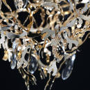 Lampa sufitowa bialo-zlota Carmen RegenBogen Megapolis 394011316