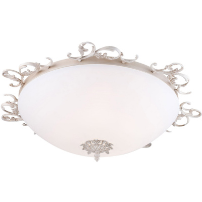 Lampa sufitowa, biały klosz, kremowe złoto Speria Maytoni Classic C900-CL-05-W