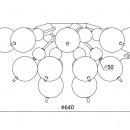 Lampa sufitowa Bolla Maytoni dymione kule MOD133CL-04CH