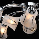 Lampa sufitowa chromowana, szklane, ładne klosze Porto MW-LIGHT Megapolis 297013908