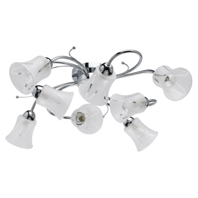 Lampa sufitowa chromowana, szklane, ładne klosze Porto MW-LIGHT Megapolis 297013908