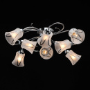 Lampa sufitowa chromowana, szklane, ładne klosze Porto MW-LIGHT Megapolis 297013908