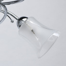 Lampa sufitowa chromowana, szklane, ładne klosze Porto MW-LIGHT Megapolis 297013908