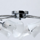 Lampa sufitowa chromowana, szklane, ładne klosze Porto MW-LIGHT Megapolis 297013908
