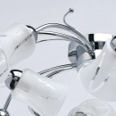 Lampa sufitowa chromowana, szklane, ładne klosze Porto MW-LIGHT Megapolis 297013908