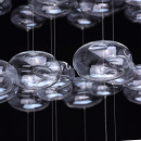 Lampa sufitowa chromowana z ozdobnymi wisiorkami MW-LIGHT Megapolis 464011605