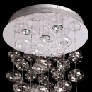 Lampa sufitowa chromowana z ozdobnymi wisiorkami MW-LIGHT Megapolis 464011605