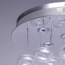 Lampa sufitowa chromowana z ozdobnymi wisiorkami MW-LIGHT Megapolis 464011605