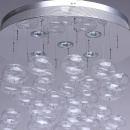 Lampa sufitowa chromowana z ozdobnymi wisiorkami MW-LIGHT Megapolis 464011605