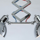 Lampa sufitowa chromowana z regulowaną wysokością - podwójna MW-LIGHT Loft 691012502