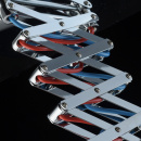 Lampa sufitowa chromowana z regulowaną wysokością - podwójna MW-LIGHT Loft 691012502