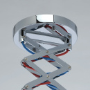 Lampa sufitowa chromowana z regulowaną wysokością - podwójna MW-LIGHT Loft 691012502