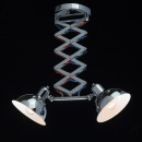 Lampa sufitowa chromowana z regulowaną wysokością - podwójna MW-LIGHT Loft 691012502